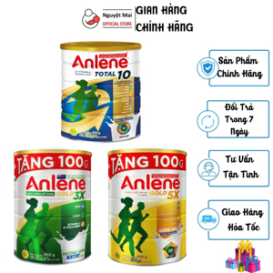 Sữa bột Anlene Gold 5X 800g cho người trên 40 tuổi