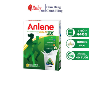 Sữa bột Anlene Gold Movepro vani hộp 440g (trên 40 tuổi)