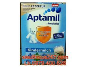 Sữa bột Aptamil Kinder Milch 2+ Đức - hộp 600g (dành cho bé trên 2 tuổi)