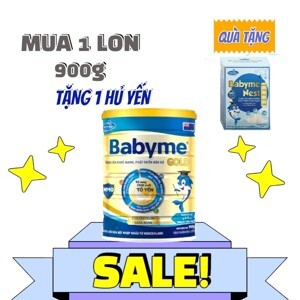 Sữa bột babyme gold 900g