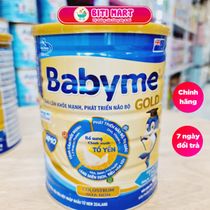Sữa bột babyme gold 900g