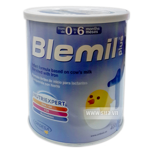 Sữa bột Blemil Plus 1 - 400g (dành cho trẻ từ 0-6 tháng)