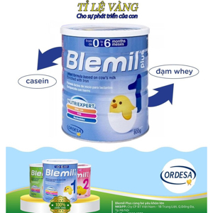 Sữa bột Blemil Plus 1 - 800g (dành cho trẻ từ 0-6 tháng)