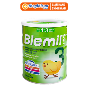 Sữa bột Blemil Plus 3 - 800g (dành cho trẻ từ 1-3 tuổi)