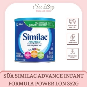 Sữa bột Abbott Similac Advance OptiGro - hộp 352g (dành cho trẻ từ 0-12 tháng tuổi)