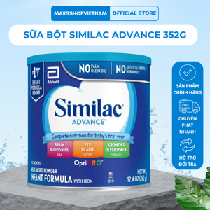 Sữa bột Abbott Similac Advance OptiGro - hộp 352g (dành cho trẻ từ 0-12 tháng tuổi)
