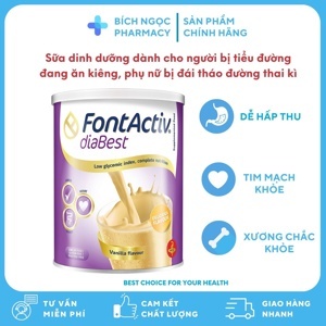 Sữa bột cho người tiểu đường FontActiv Diabest 800g