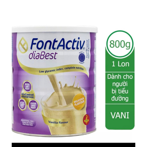 Sữa bột cho người tiểu đường FontActiv Diabest 800g