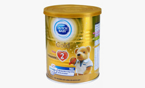 Sữa bột Dutch Lady Cô gái Hà Lan Gold Step 2 - hộp 900g (dành cho trẻ từ 6 - 12 tháng tuổi)