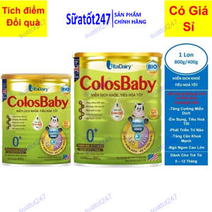 Sữa bột Colosbaby Bio Gold 0 + 800g