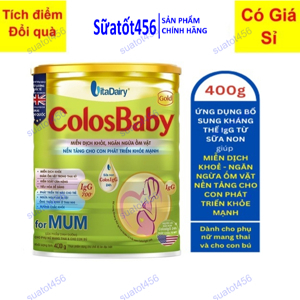 Sữa bột Colosbaby Gold for Mum - 400g (dành cho bà bầu)