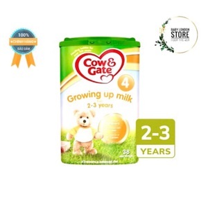 Sữa bột Cow & Gate Số 4 Growing-Up Milk của Anh cho trẻ từ 2 đến 3 tuổi hộp 800g