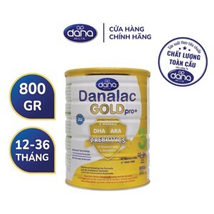 Sữa bột Danalac Gold Pro+ số 3 – Hộp 800g