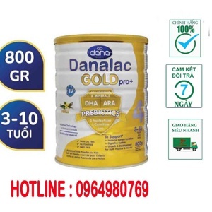 Sữa bột DANALAC Junior số 4 - Hộp 800g