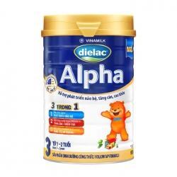 Sữa bột Dielac Alpha 3 400g - Hộp thiếc