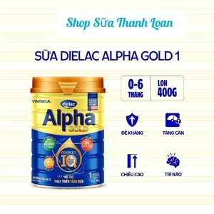 Sữa bột Dielac Alpha Gold IQ 1 900g