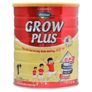 Sữa bột Dielac Grow Plus 1+ - Lon 1.5kg (Cho trẻ từ 1 – 2 tuổi)