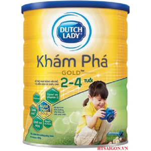 Sữa bột Dutch Lady Cô gái Hà Lan Khám Phá Gold - hộp 900g (dành cho trẻ từ 2-4 tuổi)