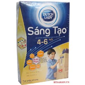 Sữa bột Dutch Lady Cô gái Hà Lan Sáng Tạo - hộp 400g ( 4 - 6 tuổi )