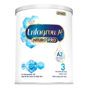 Sữa bột Enfagrow A2 Neuro Pro 3 dành cho trẻ 1-6 tuổi 350g