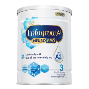 Sữa bột Enfagrow A2 Neuro Pro 3 dành cho trẻ 1-6 tuổi 350g