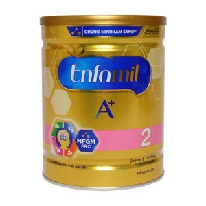 Sữa bột Enfamil A+ 2 - hộp 900g (dành cho trẻ từ 6 - 12 tháng)