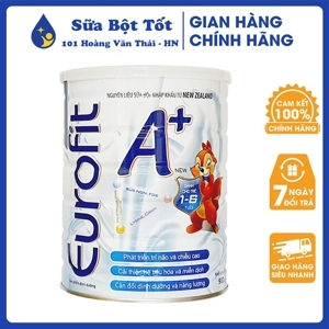 Sữa bột Eurofit A+ - hộp 900g (dành cho trẻ từ 1-6 tuổi)