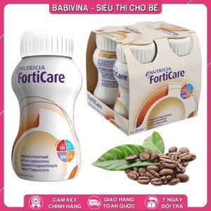 Sữa nước FortiCare hương Chanh Cam, Capuchino (Cho người bệnh ung thư)