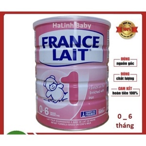 Sữa bột France Lait số 1 - 400g, 0 - 6 tháng