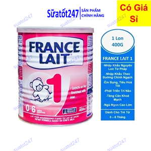 Sữa bột France Lait số 1 - 400g, 0 - 6 tháng