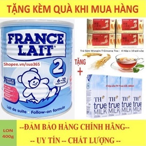 Sữa bột France Lait số 2 - 400g, 6 - 12 tháng