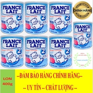 Sữa bột France Lait số 2 - 400g, 6 - 12 tháng