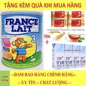 Sữa bột France Lait số 3 - 400g, 1-3 tuổi