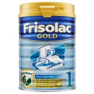 Sữa bột Frisolac 1 - hộp 900g (dành cho trẻ từ 0 - 6 tháng)