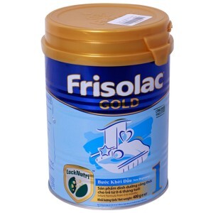 Sữa bột Frisolac 1 - hộp 400g (dành cho trẻ từ 0 - 6 tháng)