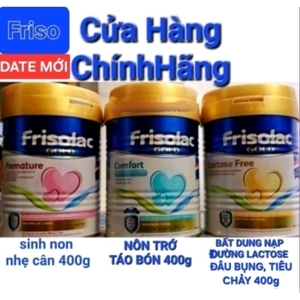 Sữa bột Frisolac Gold 1 - hộp 400g (dành cho trẻ từ 0 - 6 tháng)