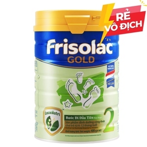 Sữa bột Frisolac Gold 2 - hộp 400g (dành cho trẻ từ 6 - 12 tháng)