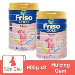 Bộ 2 sữa bột Friso Gold Mum - 900g (dành cho phụ nữ mang thai và cho con bú)