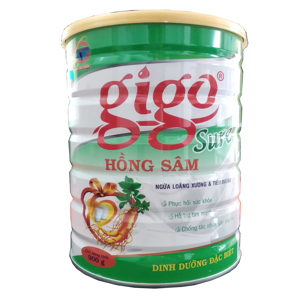 Sữa Bột Gigo Sure Hồng Sâm 900g