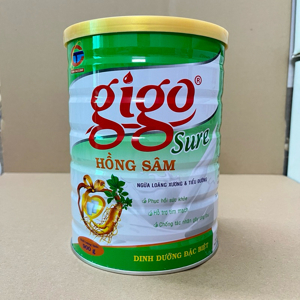 Sữa Bột Gigo Sure Hồng Sâm 900g