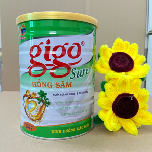 Sữa Bột Gigo Sure Hồng Sâm 900g