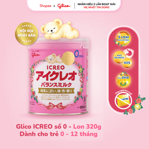 Sữa bột Glico Icreo số 0 - 320g