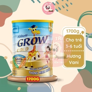 Sữa bột Abbott Grow G-Power 3+ - hộp 1700g (dành cho trẻ từ 3 - 6 tuổi)