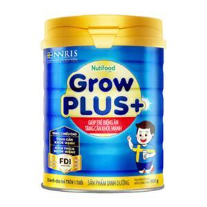 Sữa bột Nutifood Grow Plus + tăng cân - hộp 900g (dành cho trẻ em từ 1 tuổi trở lên bị thiếu cân)