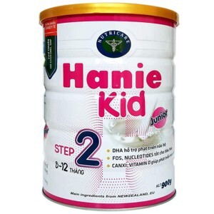 Sữa bột Hanie Kid 2 dành cho trẻ biếng ăn & suy dinh dưỡng 6-12 tháng tuổi (900g)