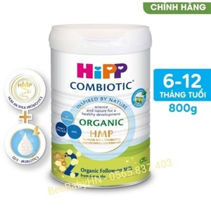 Sữa bột HiPP Combiotic số 2 - hộp 800g