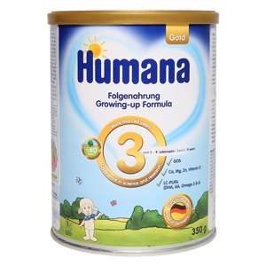 Sữa bột Humana Gold 3 - 350g (dành cho trẻ 1-9 tuổi)