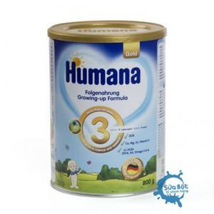 Sữa bột Humana Gold 3 - 800g (dành cho trẻ 1-9 tuổi)