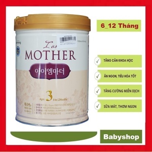 Sữa bột XO I am Mother 3 - hộp 800g (dành cho trẻ 6 - 12 tháng)