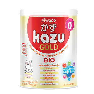 Sữa bột Kazu Bio Gold 0+ 810g (0 - 12 tháng)